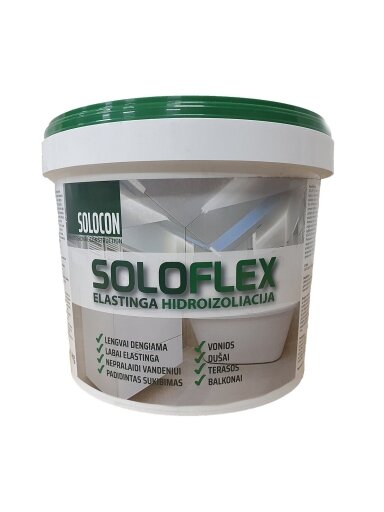 SOLOFLEX elastinga hidroizoliacija SOLOFLEX elastinga hidroizoliacija